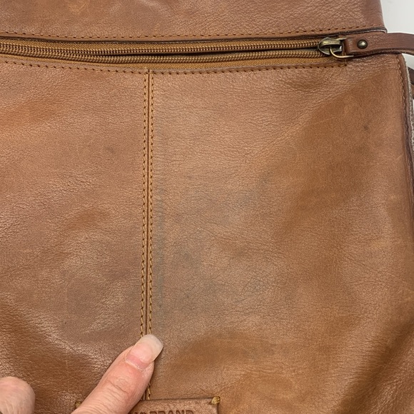 Lucky Brand Brown Leather Crossbody Bag MCB6840K - Picture 5 of 16